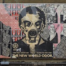 Shepard Fairey - New World Odor (@ Whitechapel)